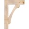 Ekena Millwork Legacy Block Smooth Bracket w/ Offset Brace, Douglas Fir, 7 1/2"W x 28"D x 40"H BKT0806X28X40LEC05SDF - alternate 2